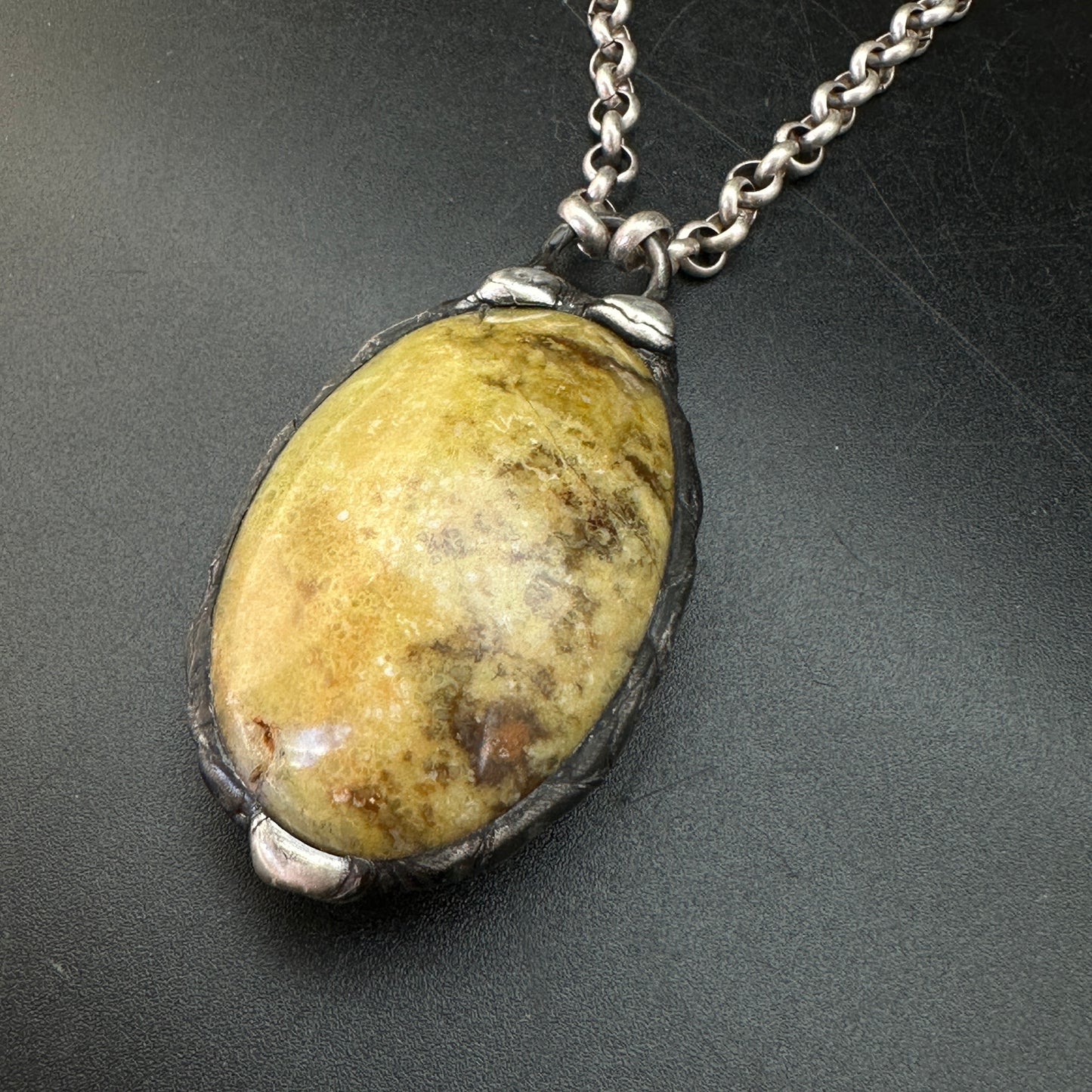Flora ~ Green Opal Talisman Necklace