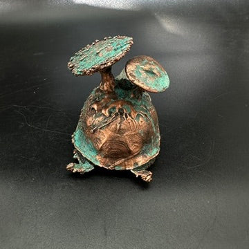 Stroll ~ Copper Electroformed Box Turtle