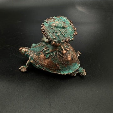 Stroll ~ Copper Electroformed Box Turtle