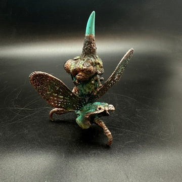 Mavis of the Marsh ~ Winged Hybrid Copper Electroformed