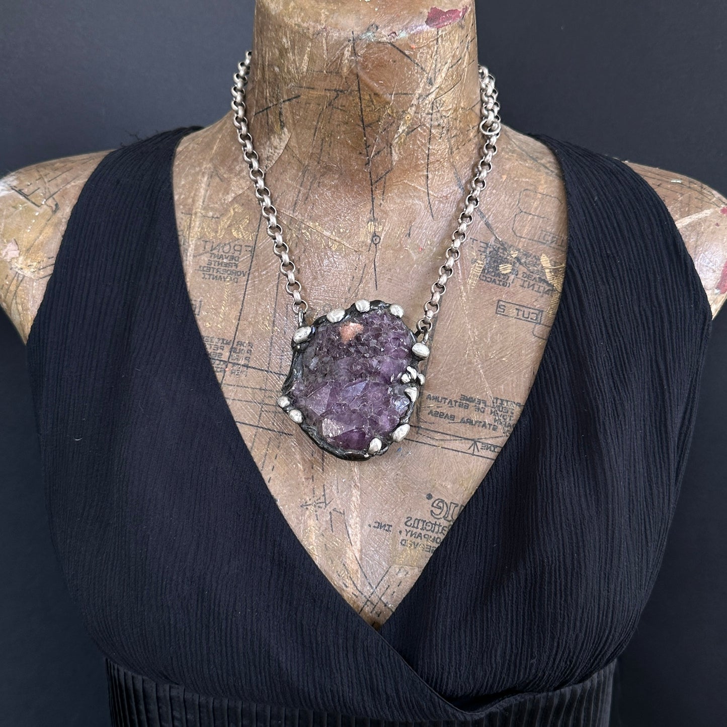 Altruistic ~ Amethyst Crystal Necklace