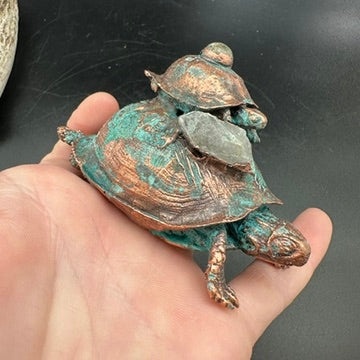 BeBe ~ Copper Electroformed Box Turtle
