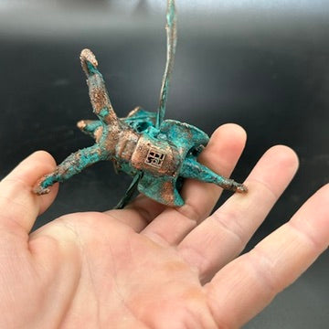 Schmedrick ~ Winged Hybrid Copper Electroformed