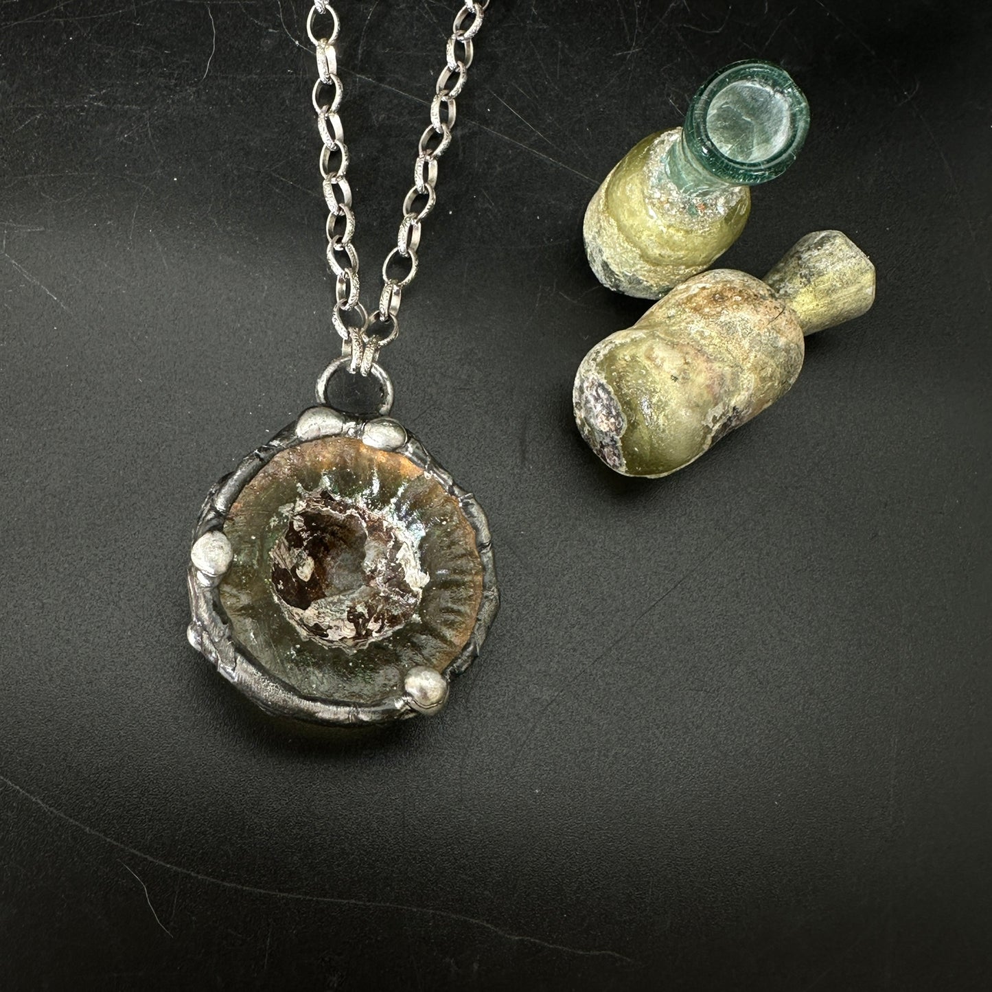 Relic ~ 2000 Year Old Roman Glass Necklace