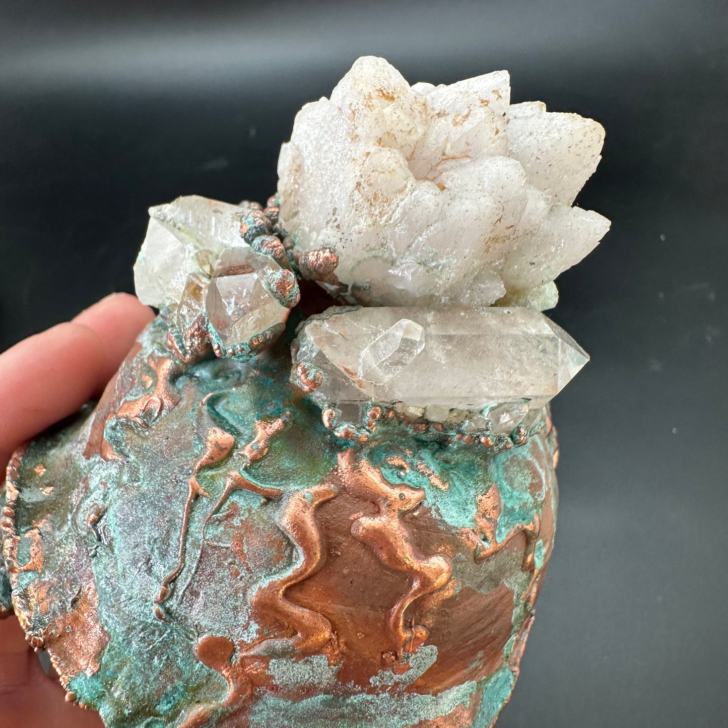 Ghost ~ Copper Electroformed Box Turtle