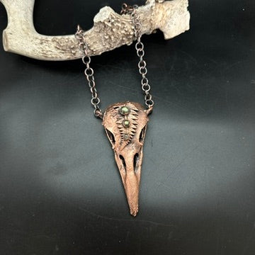 Gully ~ Raven's Legacy Fern ~ Large Necklace