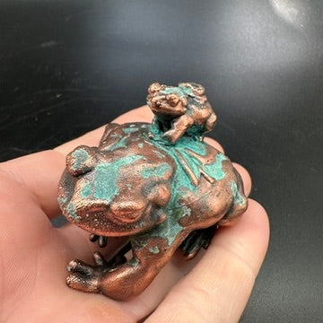 Hopper ~ Copper Electroformed Sonoran Toad