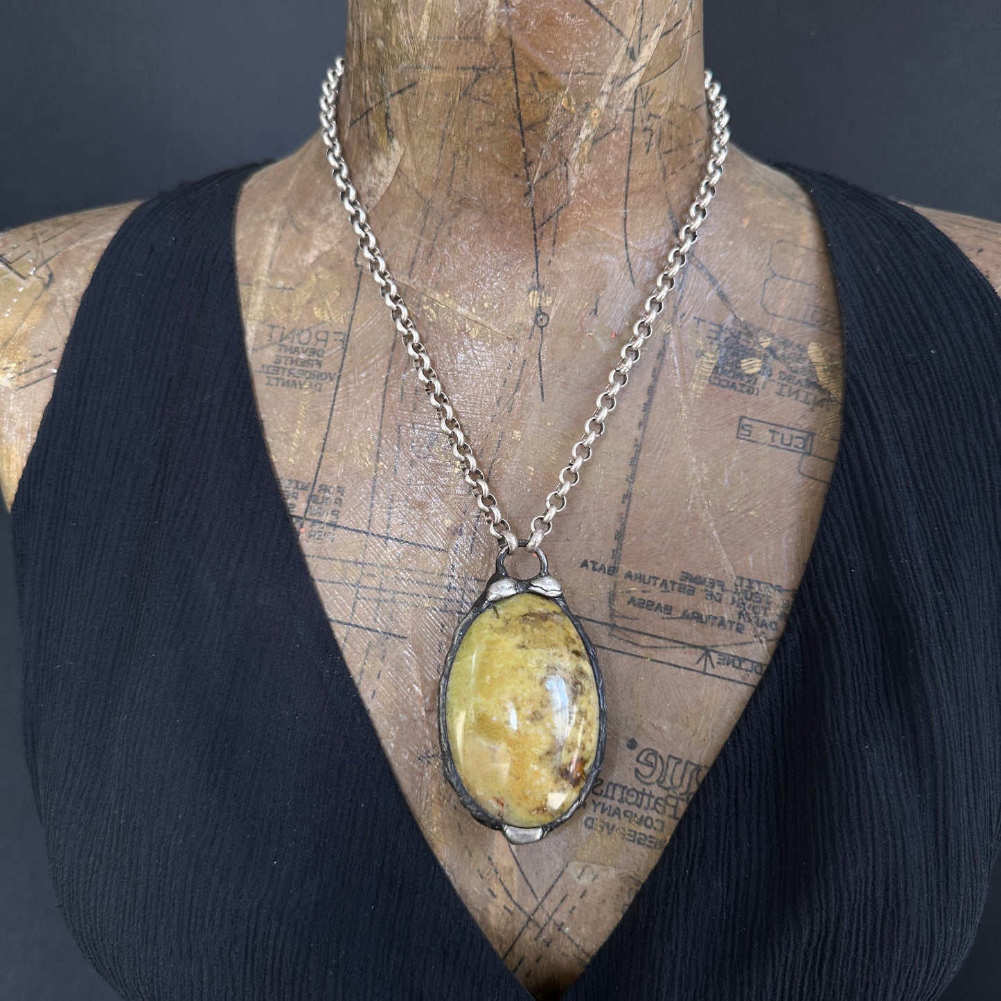 Flora ~ Green Opal Talisman Necklace