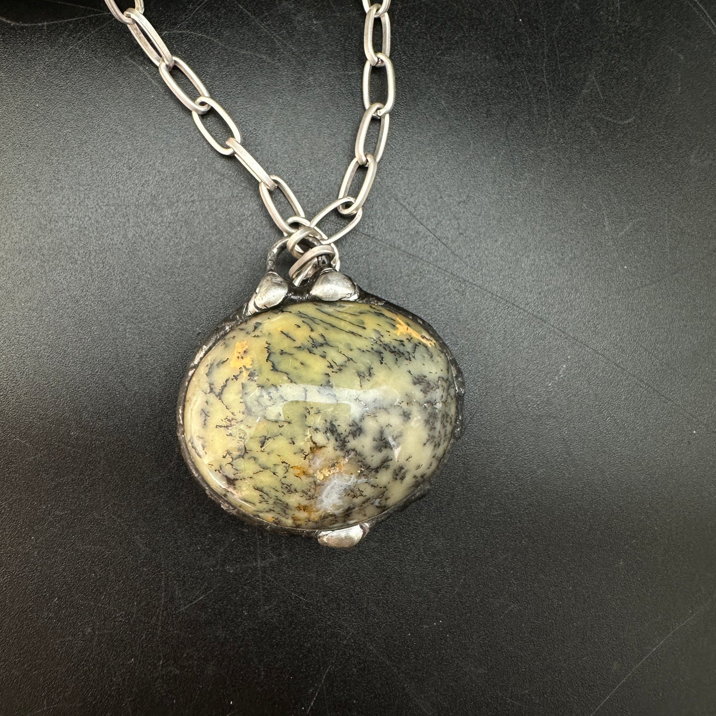 Underground ~ Green Opal Talisman Necklace