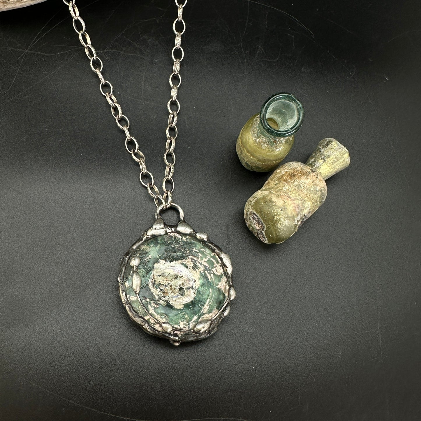 Relic ~ 2000 Year Old Roman Glass Necklace
