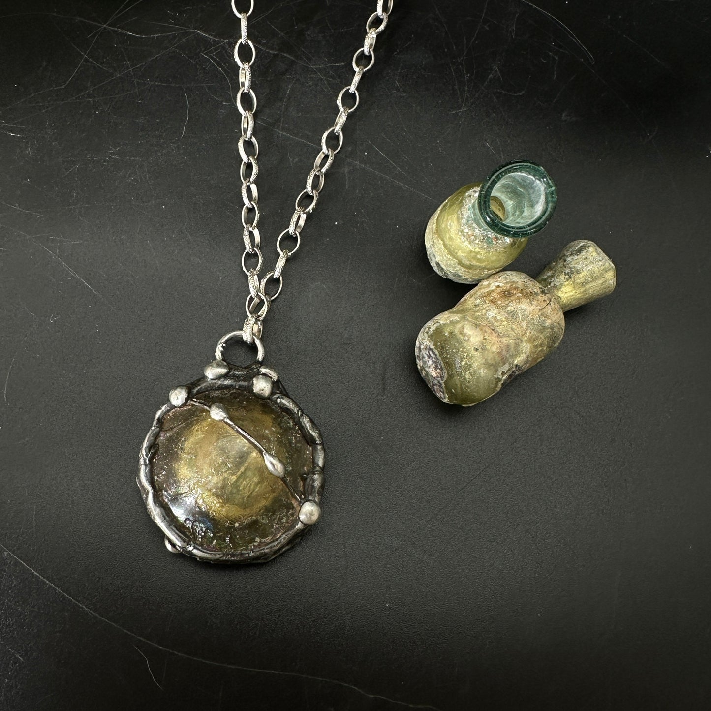 Relic ~ 2000 Year Old Roman Glass Necklace
