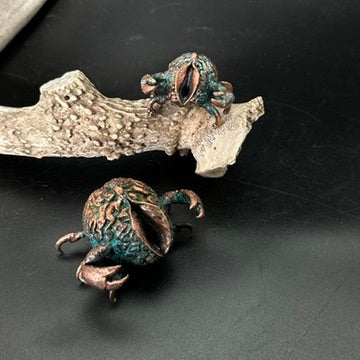 Snatch ~ Copper Electroformed Creature