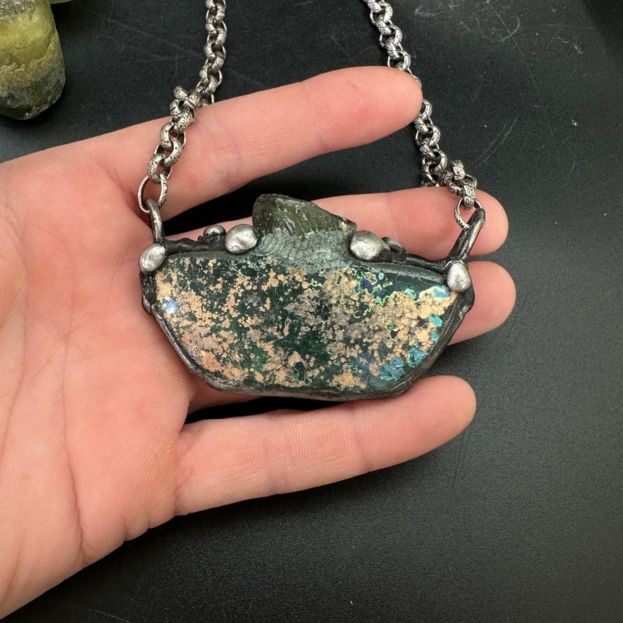 Vessel ~ 2000 Year Old Roman Glass Necklace