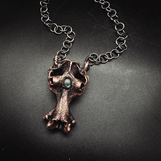 Artiodactyl ~ Hippo Skull Necklace