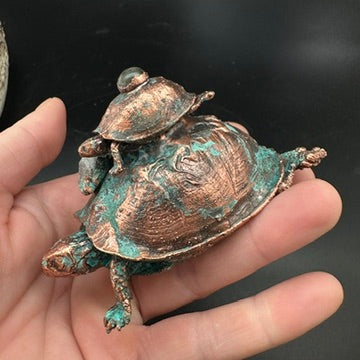BeBe ~ Copper Electroformed Box Turtle