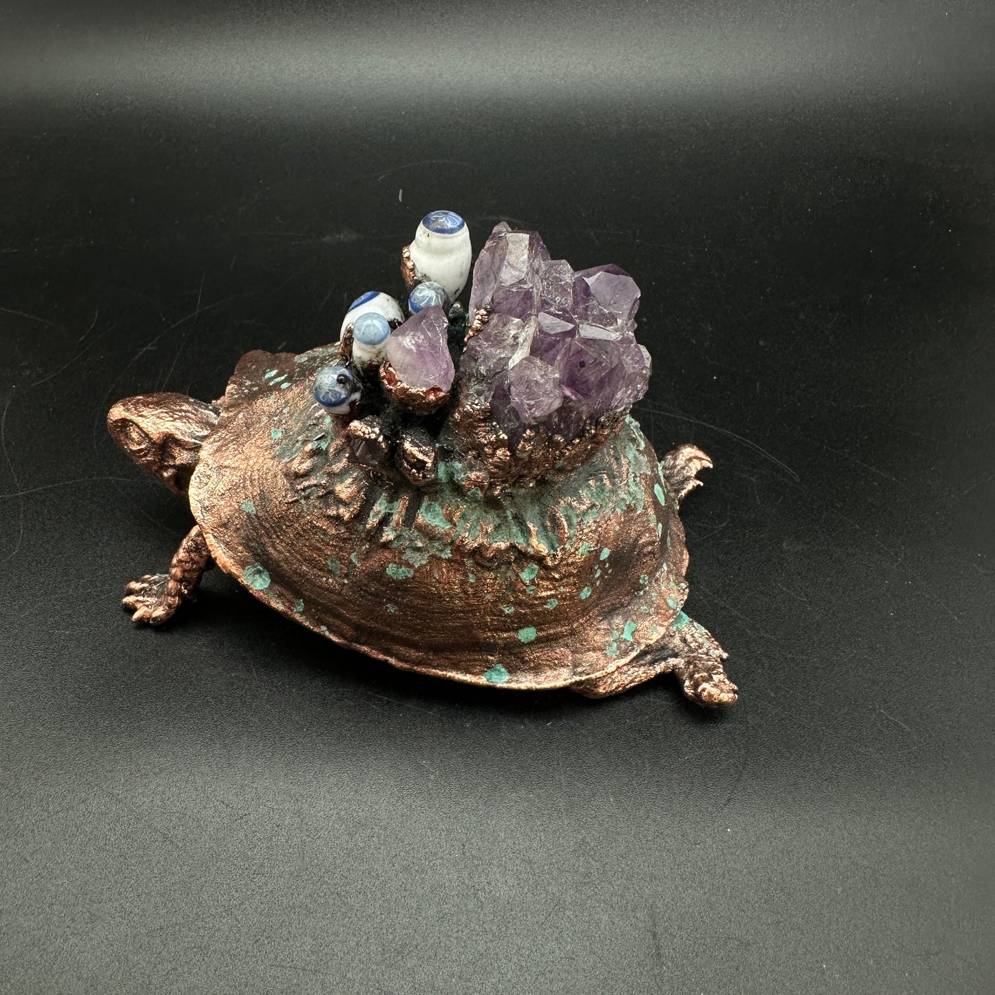 Oracle ~ Copper Electroformed Box Turtle