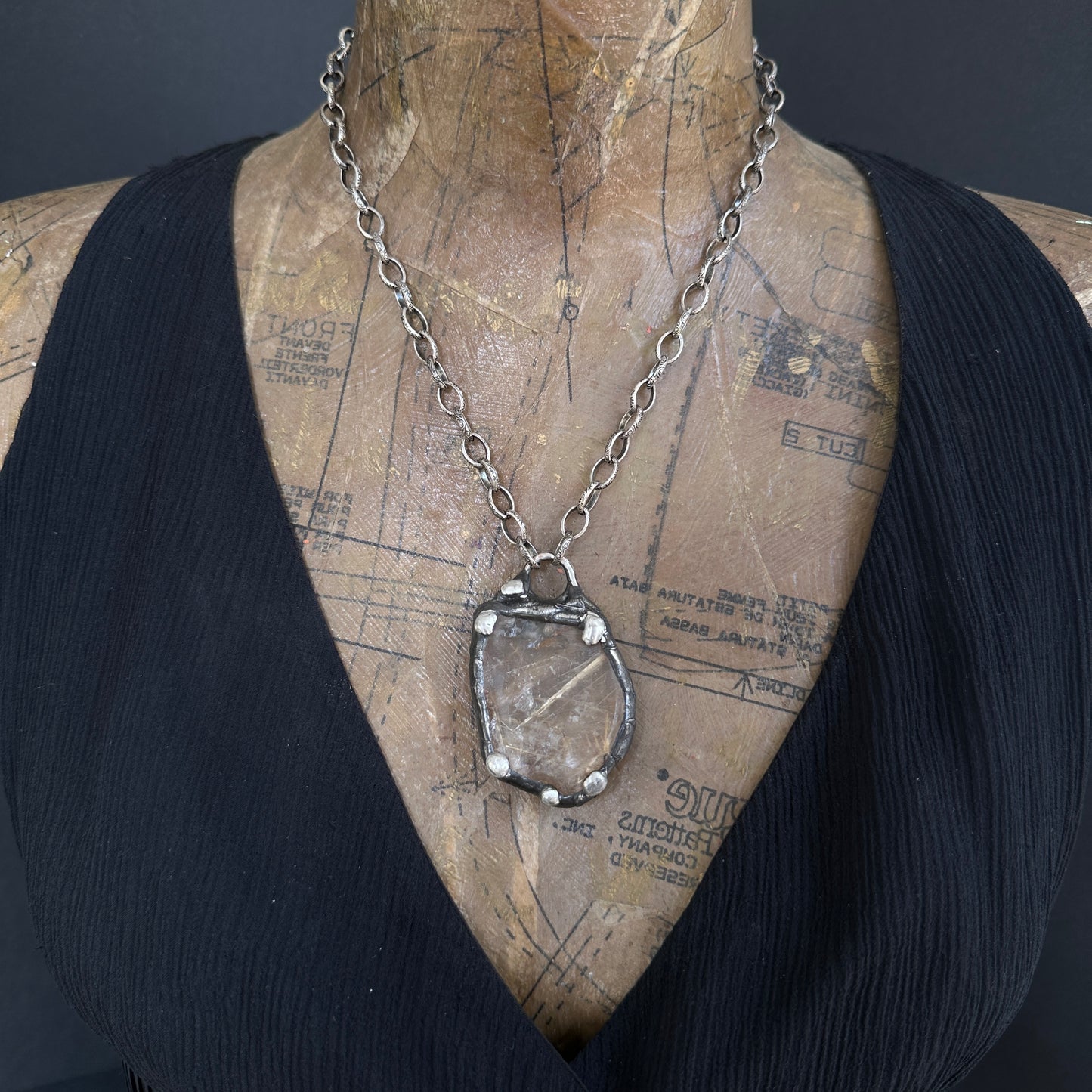 Awaken ~ Rutilated Quartz Necklace
