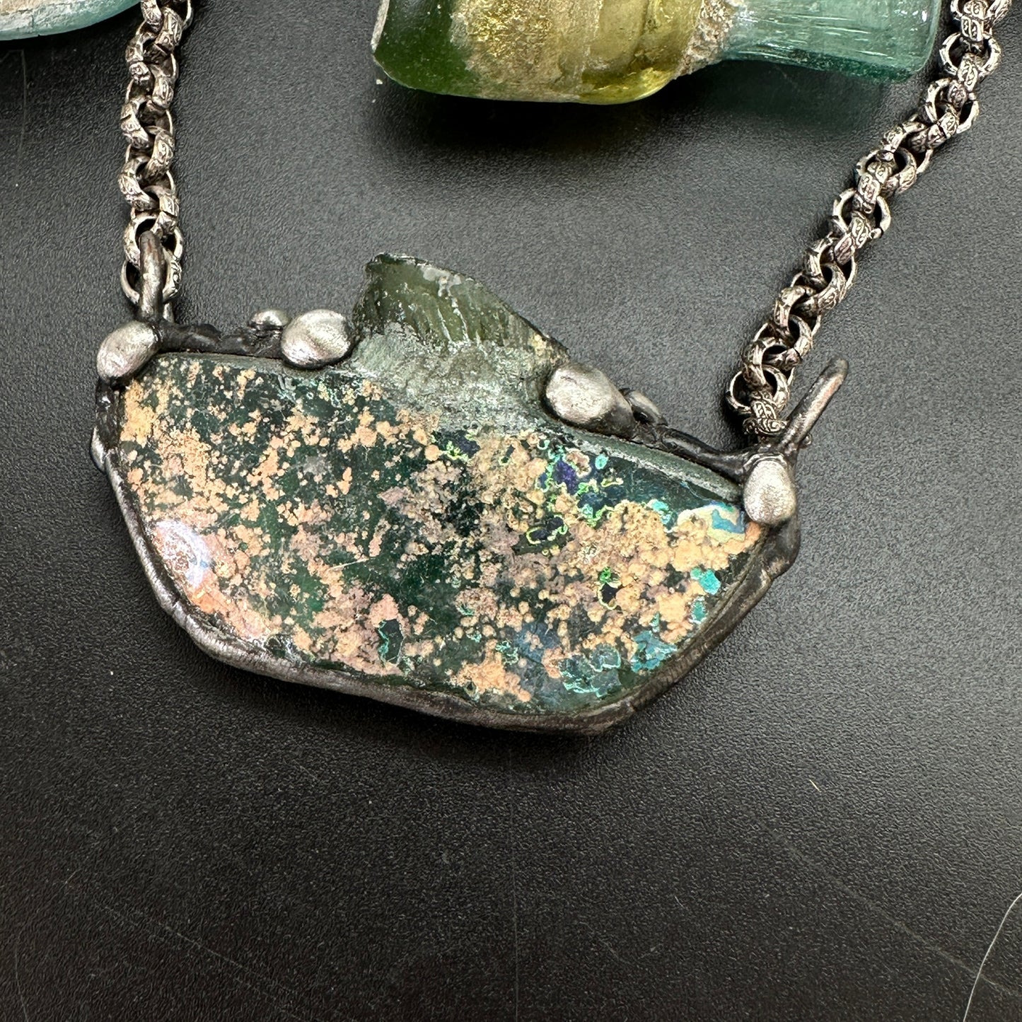 Vessel ~ 2000 Year Old Roman Glass Necklace