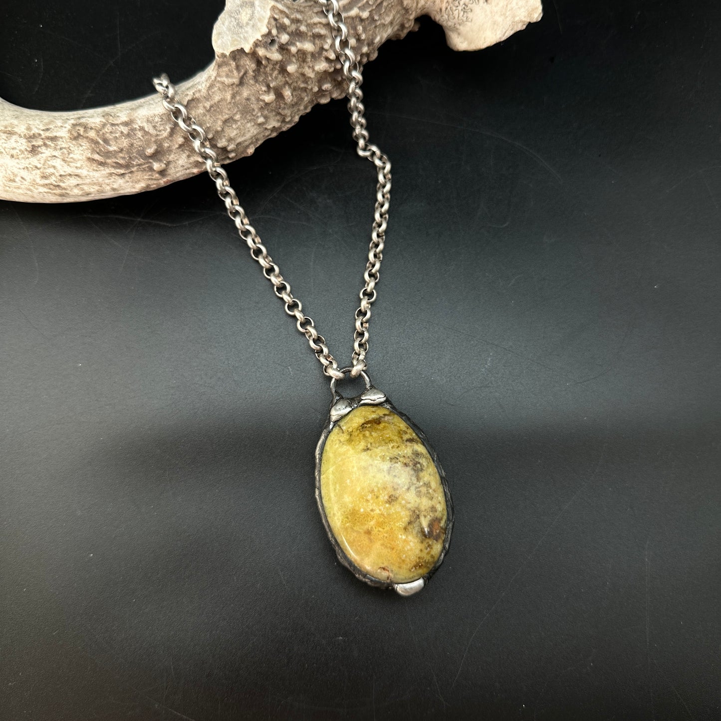 Flora ~ Green Opal Talisman Necklace