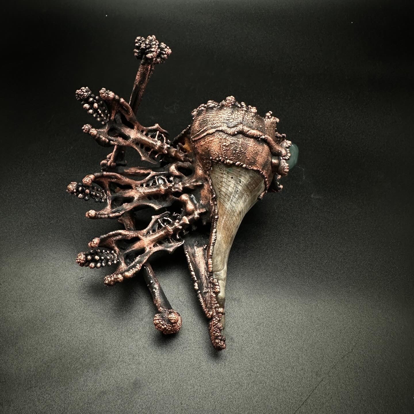 Electro Welk ~ Assemblage Creature ~ Copper Electroformed