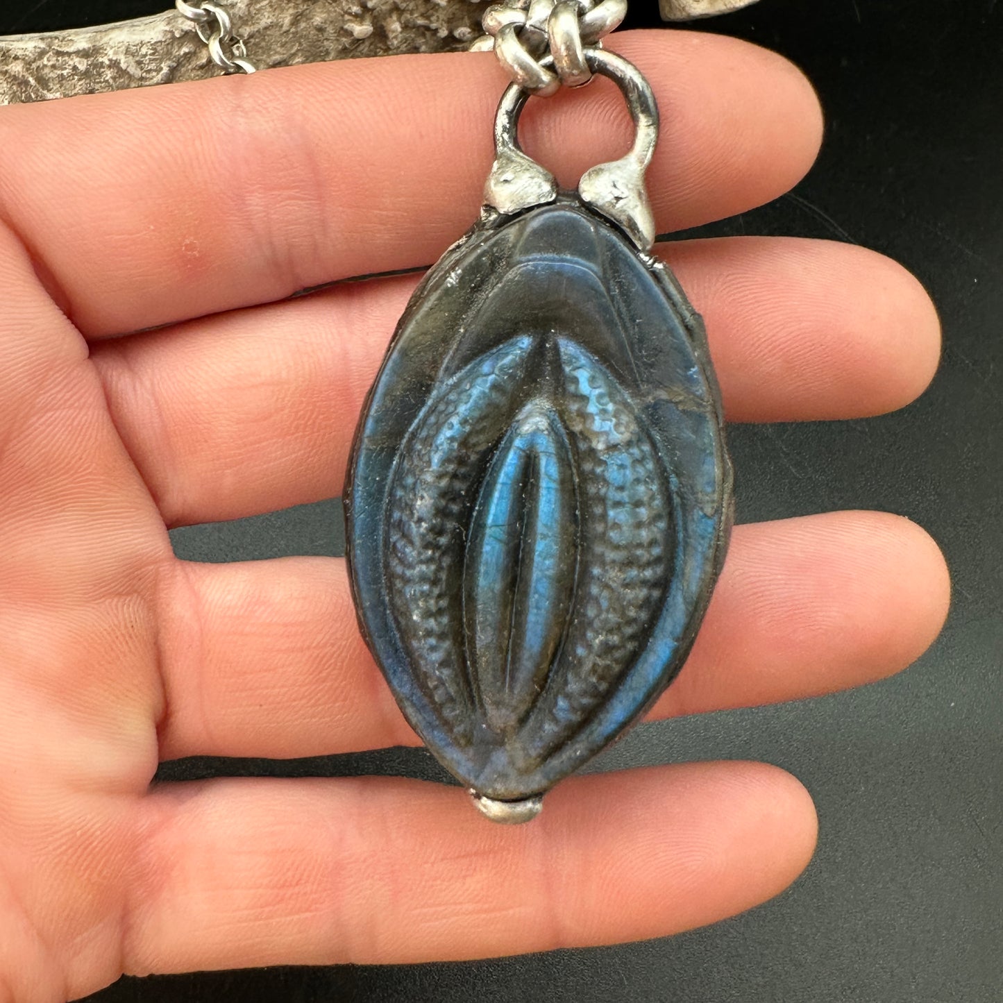 Yoni ~ Labradorite Necklace