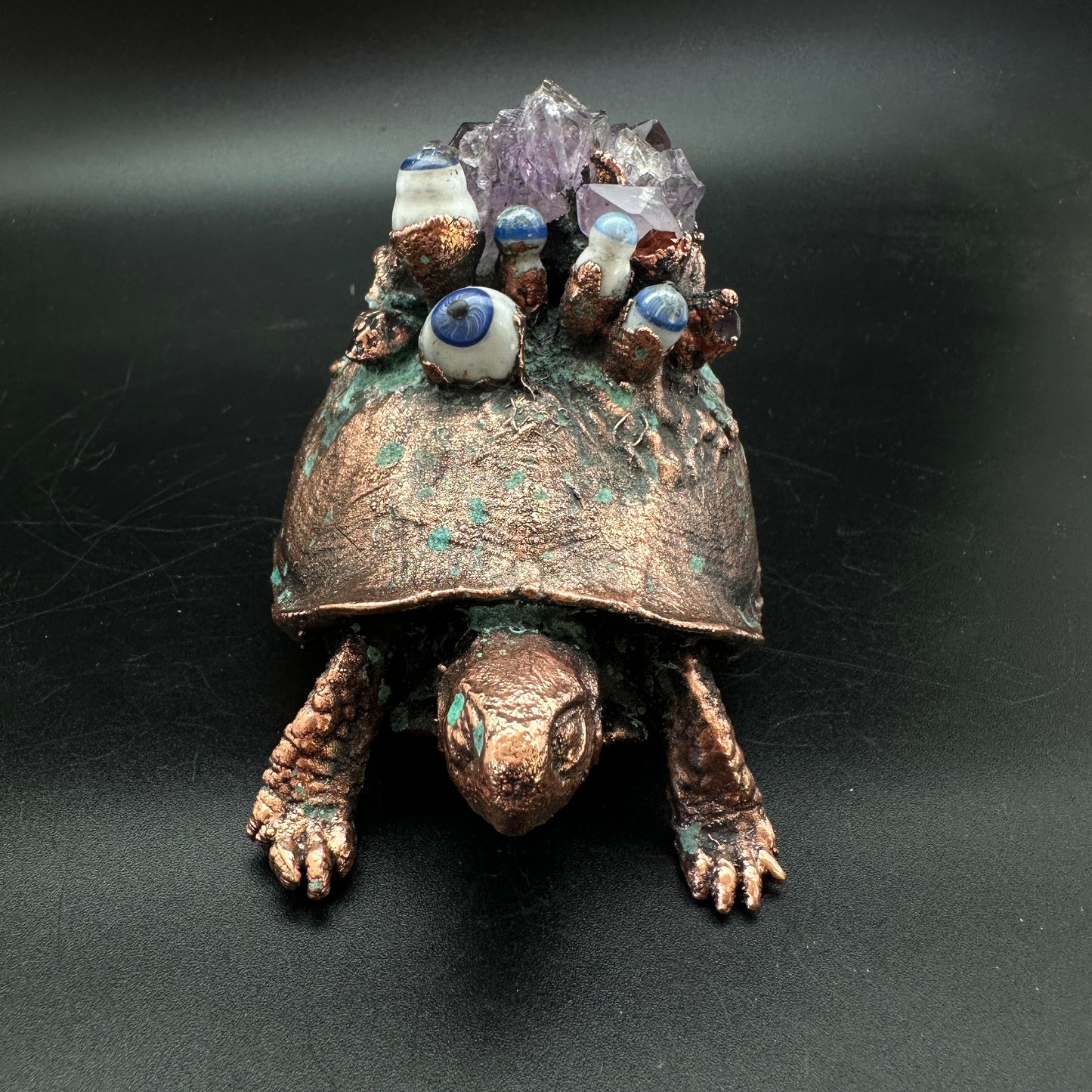 Oracle ~ Copper Electroformed Box Turtle