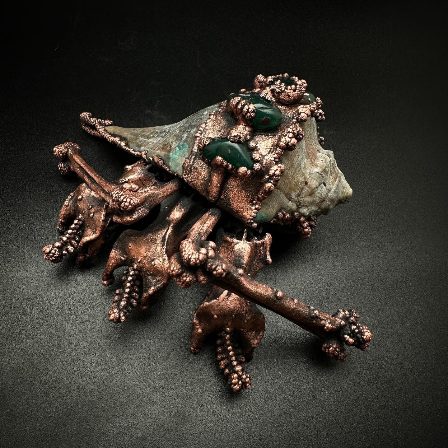 Electro Welk ~ Assemblage Creature ~ Copper Electroformed