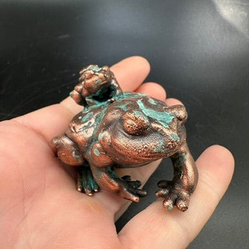 Hopper ~ Copper Electroformed Sonoran Toad