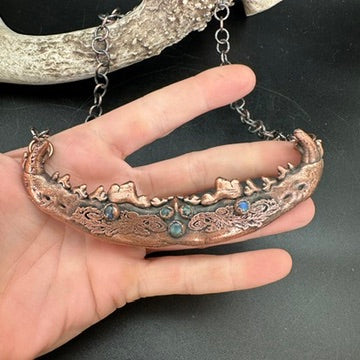 Fierce ~ Wolf Jaw Necklace