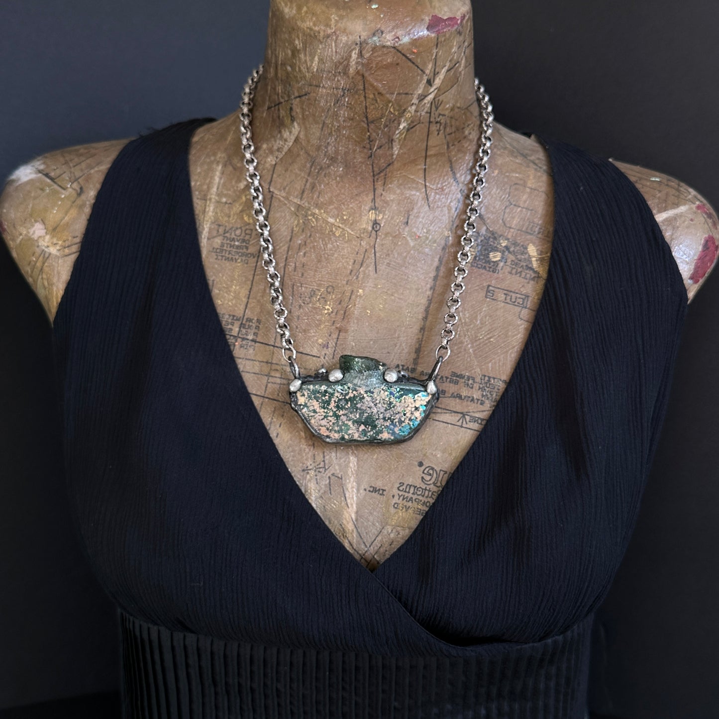 Vessel ~ 2000 Year Old Roman Glass Necklace