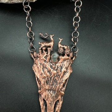 Spring Fauna ~ Raven's Legacy ~ Large Necklace