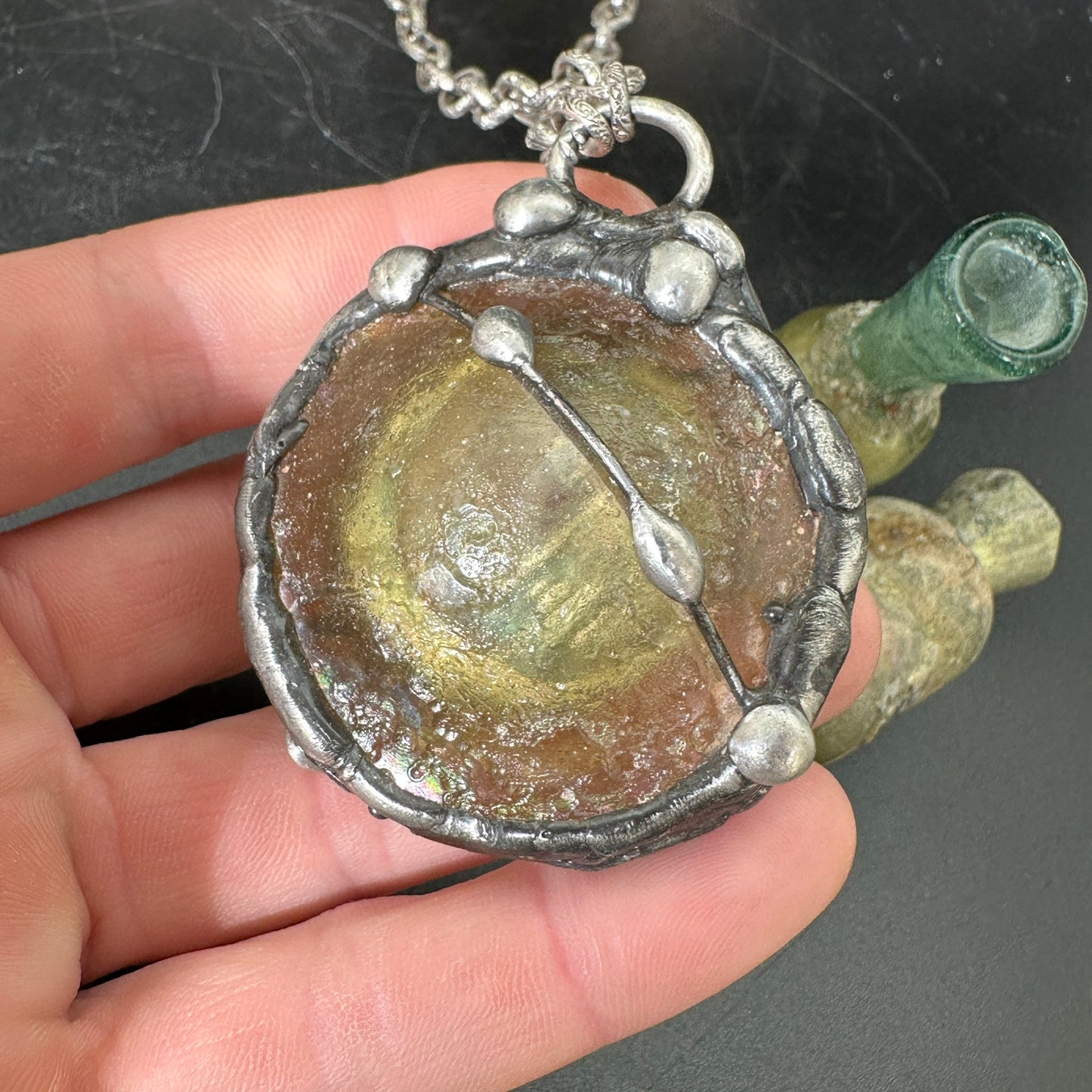 Relic ~ 2000 Year Old Roman Glass Necklace