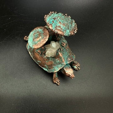 Stroll ~ Copper Electroformed Box Turtle