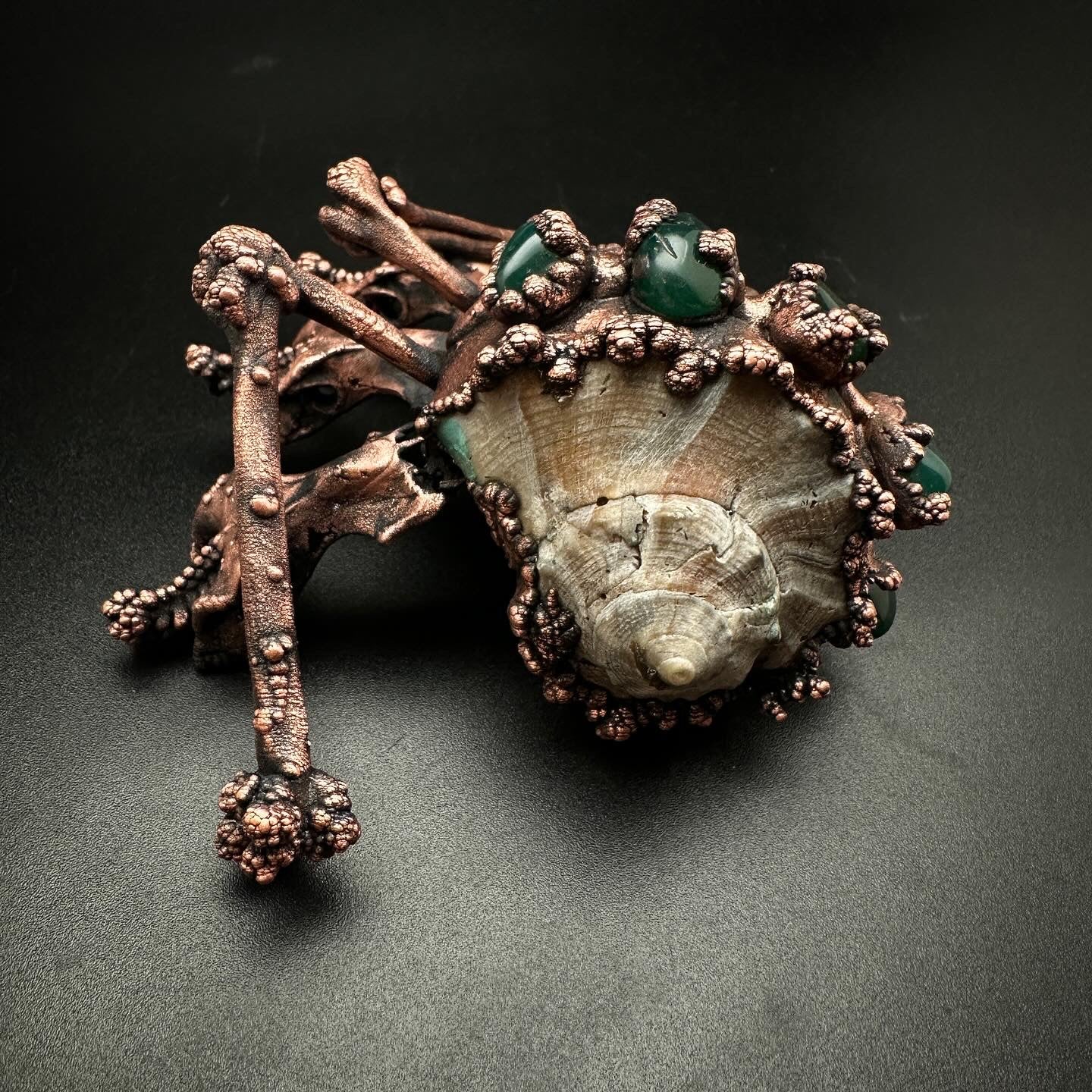 Electro Welk ~ Assemblage Creature ~ Copper Electroformed