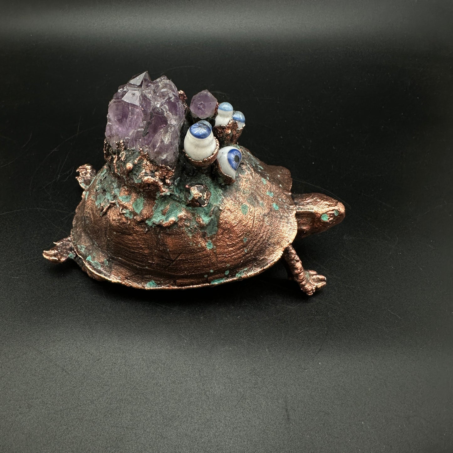 Oracle ~ Copper Electroformed Box Turtle
