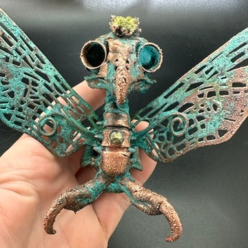 Schmedrick ~ Winged Hybrid Copper Electroformed