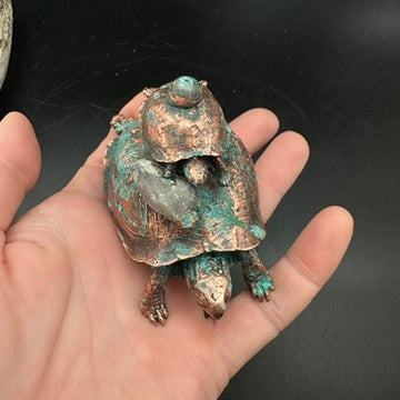 BeBe ~ Copper Electroformed Box Turtle