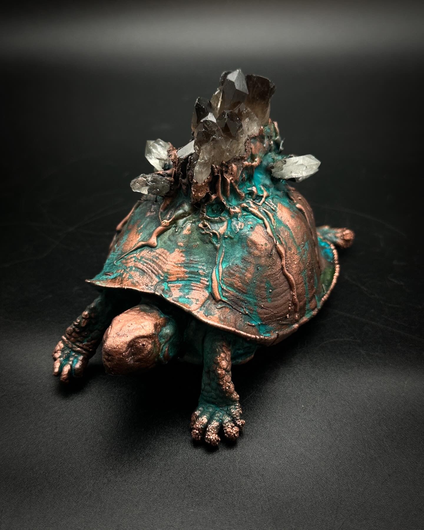 Worlds ~ Copper Electroformed Box Turtle