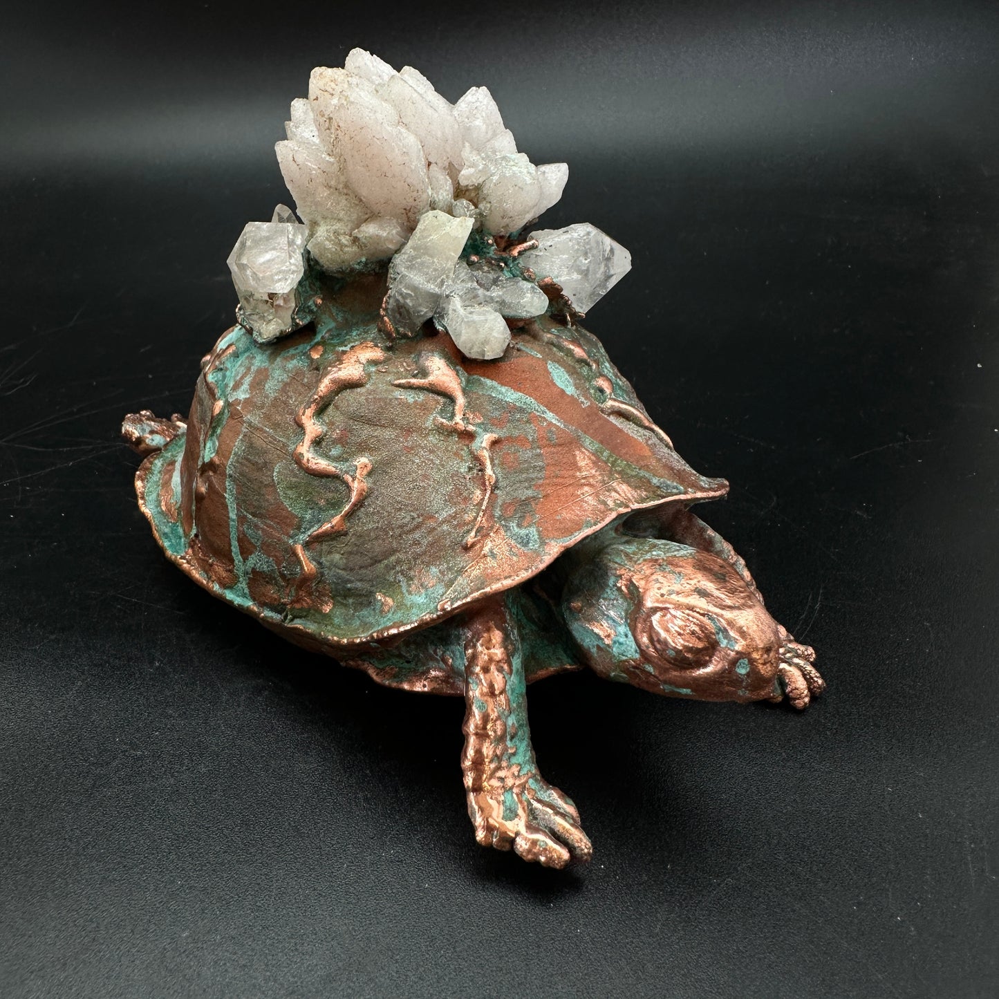 Ghost ~ Copper Electroformed Box Turtle