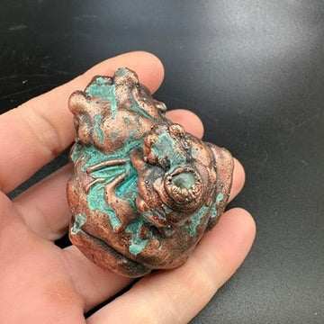 Hopper ~ Copper Electroformed Sonoran Toad