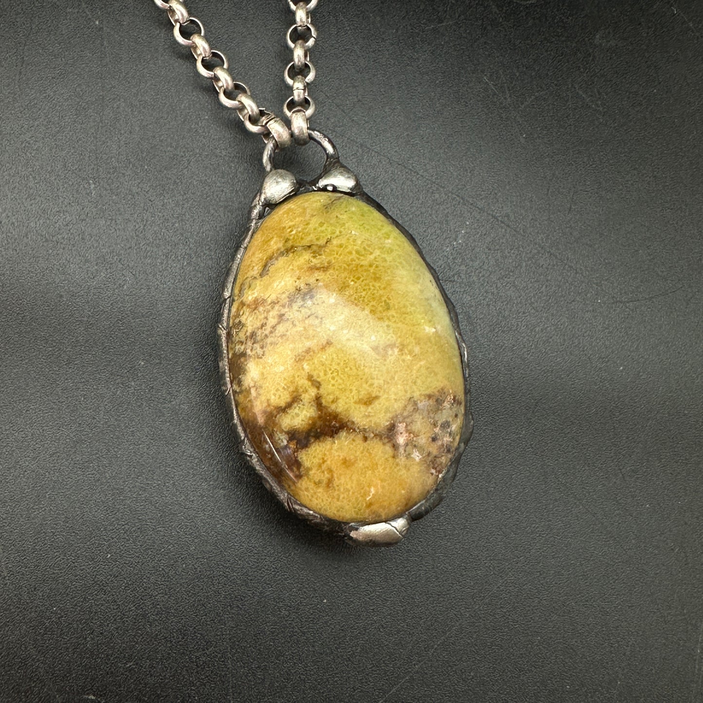 Flora ~ Green Opal Talisman Necklace