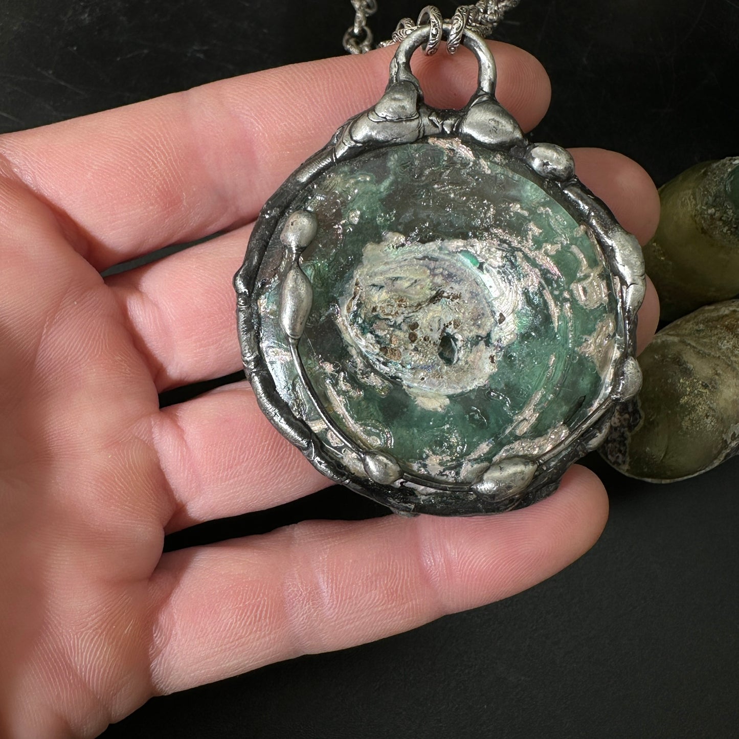 Relic ~ 2000 Year Old Roman Glass Necklace