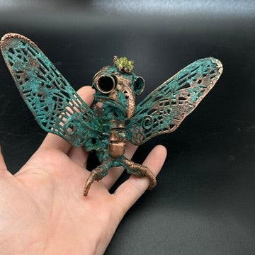 Schmedrick ~ Winged Hybrid Copper Electroformed