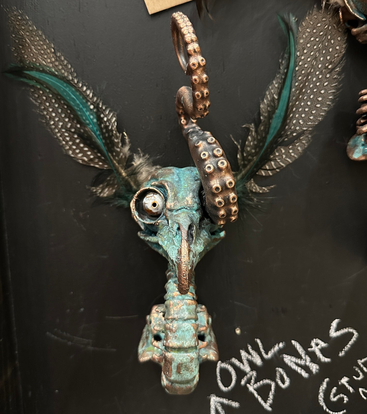 Featherhead w/ Tentacle Wall Mount
