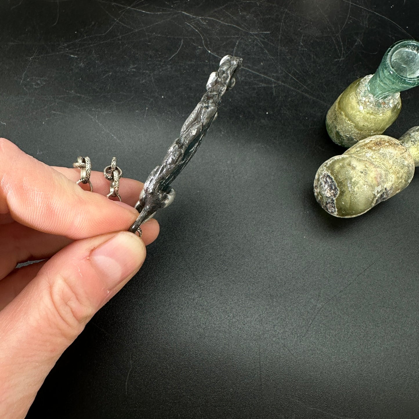 Relic ~ 2000 Year Old Roman Glass Necklace
