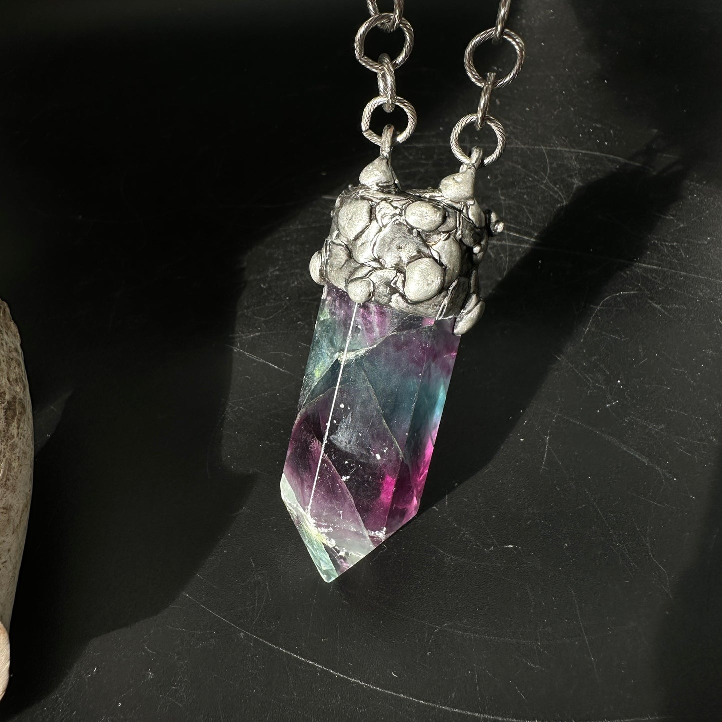 Magi ~ Dark Purple Fluorite Necklace
