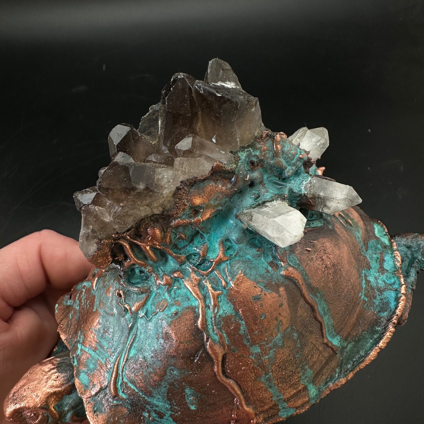 Worlds ~ Copper Electroformed Box Turtle