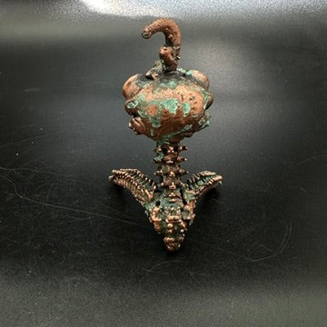 Lil' Horus ~ Owl Hybrid Critter Copper Electroformed