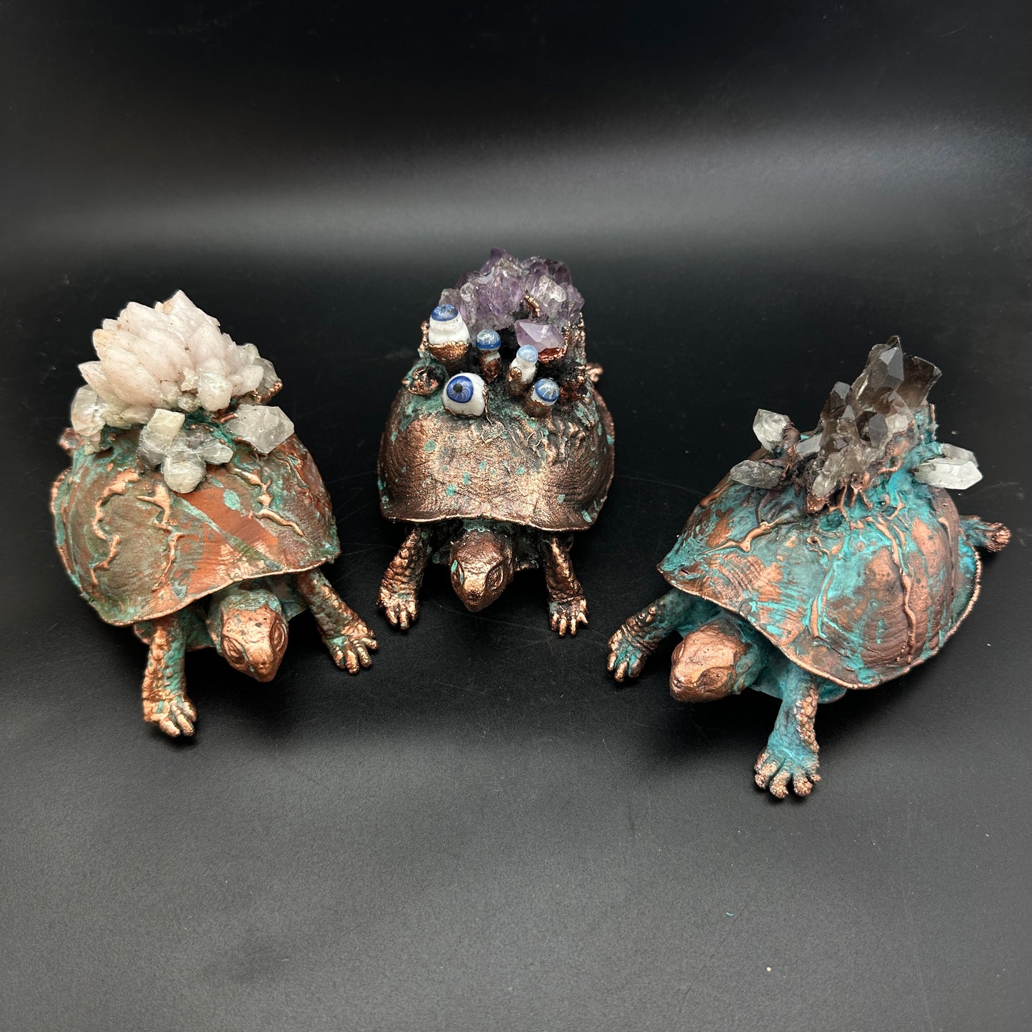 Worlds ~ Copper Electroformed Box Turtle