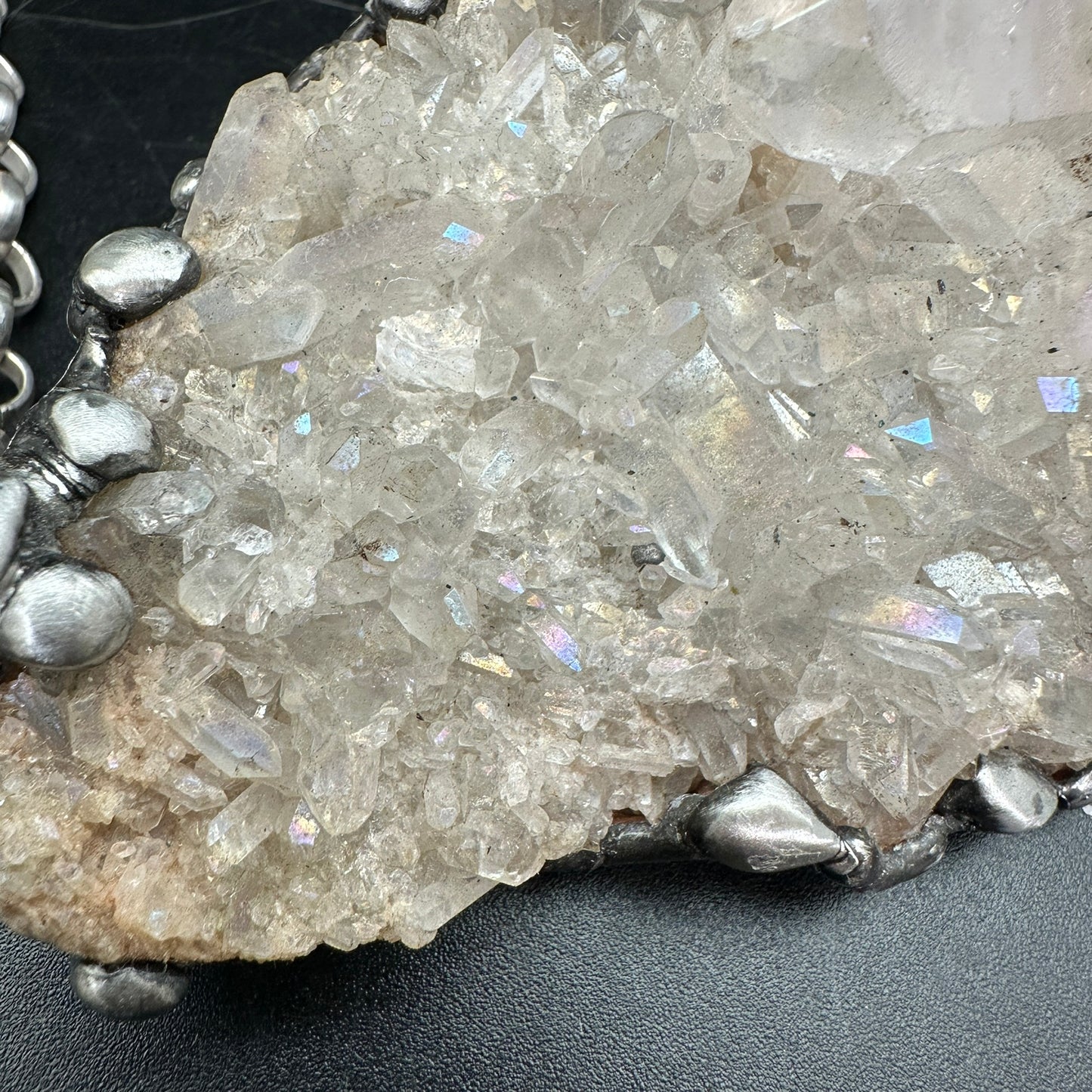 Angelic ~ Aura Quartz Statement Piece
